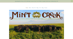 Desktop Screenshot of mintcreekfarm.com